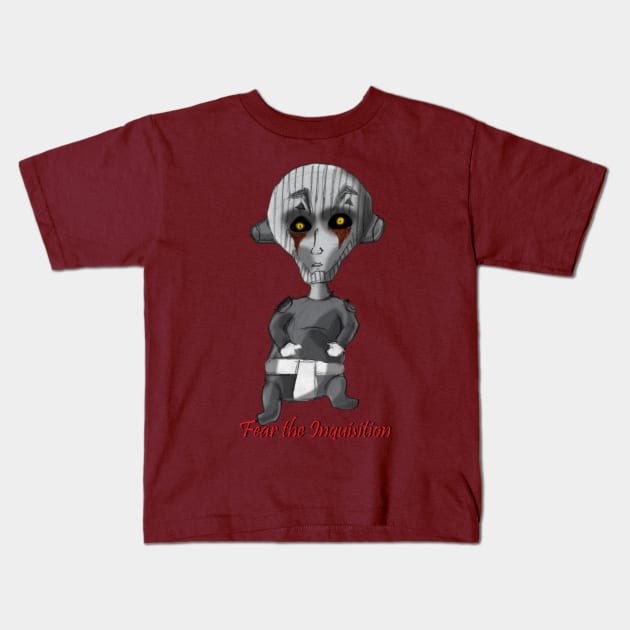 Baby Inquisitor: Fear the Inquisition Kids T-Shirt by ShirtsFineEnoughForASith